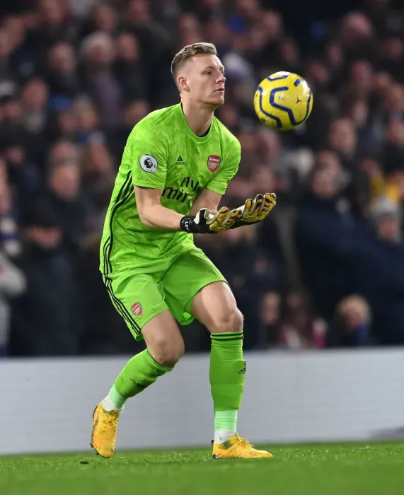 Framed Print : Arsenal's Bernd Leno Goes Head-to-Head Against Chelsea at Stamford Bridge - Premier League 2019-2020