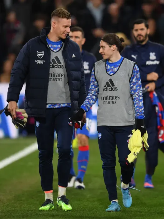 Framed Print : Arsenal's Bernd Leno and Marcelo Flores Prepare for Crystal Palace Clash in Premier League