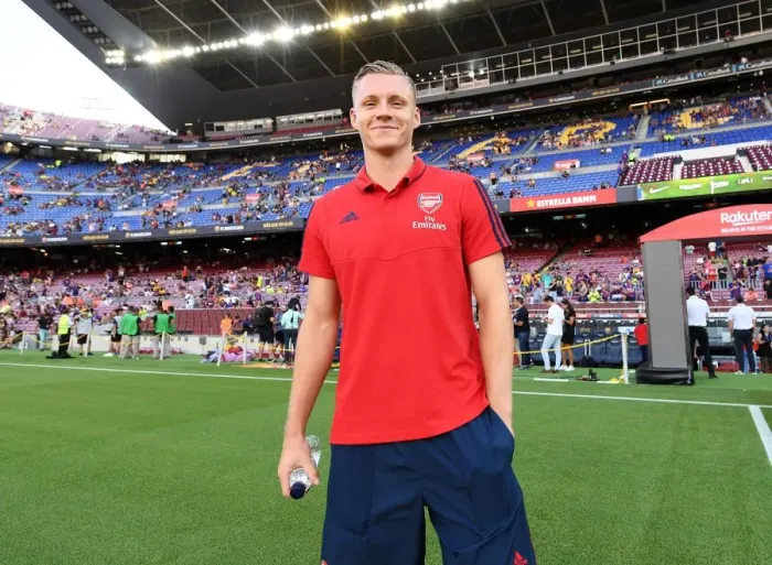 Framed Print : Arsenal's Bernd Leno Prepares for FC Barcelona Friendly at Nou Camp Framed Print : Arsenal's Bernd Leno Prepares for FC Barcelona Friendly at Nou Camp