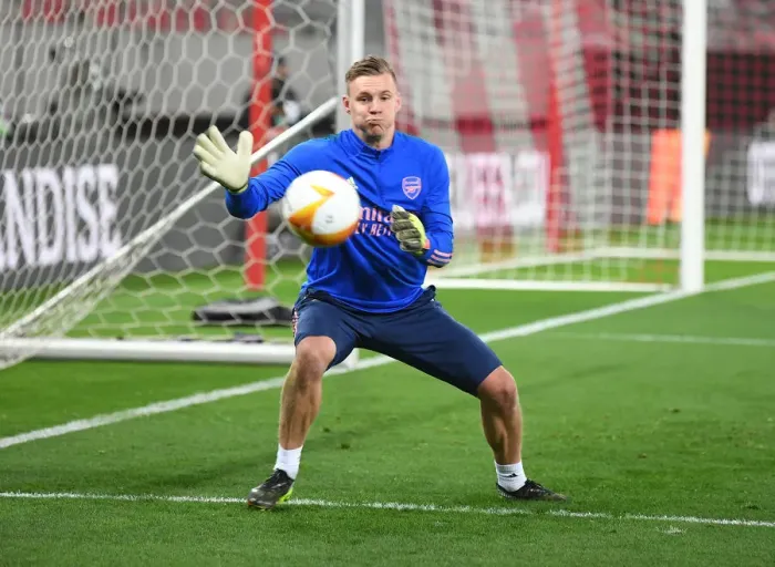 Framed Print : Arsenal's Bernd Leno Prepares for Olympiacos Clash in Empty Europa League Stadium Framed Print : Arsenal's Bernd Leno Prepares for Olympiacos Clash in Empty Europa League Stadium
