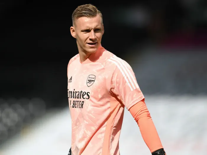 Framed Print : Arsenal's Bernd Leno Readies for Fulham Clash in Premier League (2020-21)