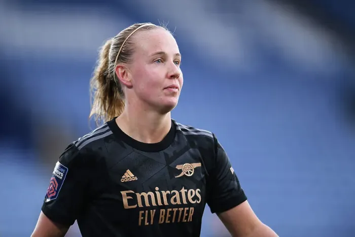Framed Print : Arsenal's Beth Mead Shines in Leicester City vs Arsenal (2022-23 Barclays Women's Super League)