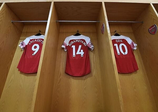 Arsenal's Big Three: Aubameyang, Lacazette, Ozil (Arsenal v Manchester United, 2018-19)