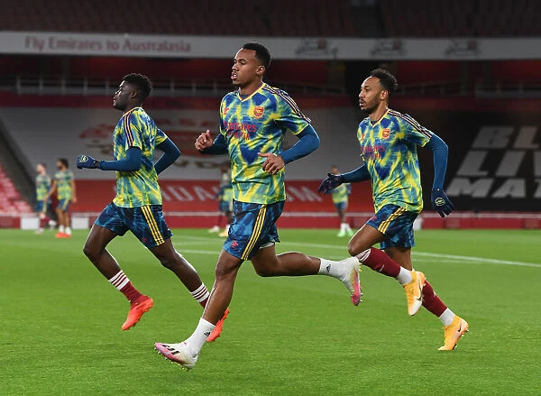 Arsenal's Big Three: Partey, Gabriel, Aubameyang Prepare for Leicester City Showdown (2020-21 Premier League)