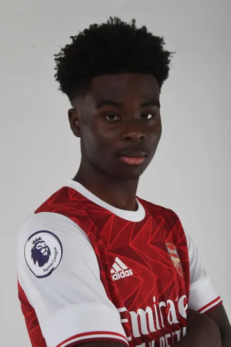 Framed Print : Arsenal's Bukayo Saka at 2020-21 First Team Training Session