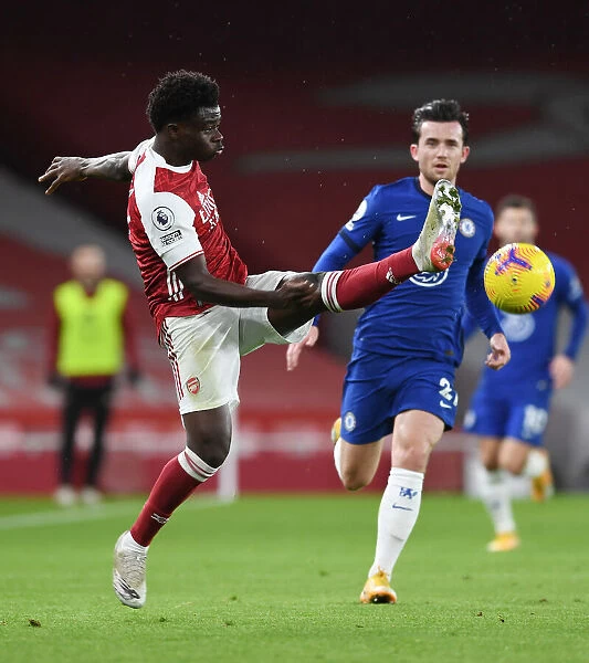 Arsenal's Bukayo Saka in Action: Arsenal vs. Chelsea, Premier League 2020-21