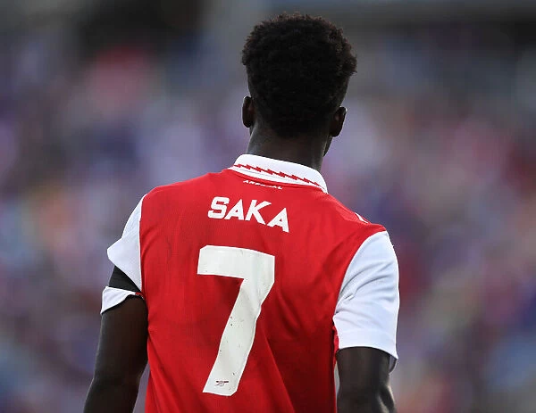 Arsenal's Bukayo Saka in Action: Arsenal vs. Chelsea, Florida Cup 2022-23
