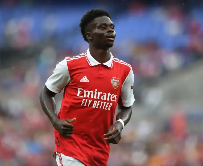 Framed Print : Arsenal's Bukayo Saka in Action: Arsenal vs. Everton Pre-Season Clash, Baltimore, 2022 Framed Print : Arsenal's Bukayo Saka in Action: Arsenal vs. Everton Pre-Season Clash, Baltimore, 2022