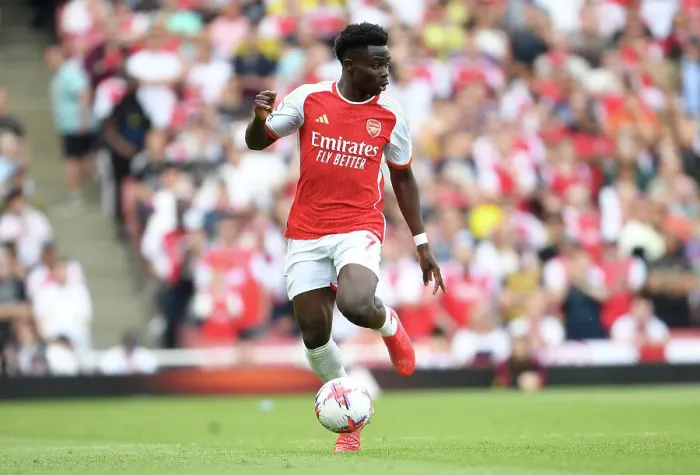 Framed Print : Arsenal's Bukayo Saka in Action: Arsenal vs. Wolverhampton Wanderers, 2022-23 Premier League Framed Print : Arsenal's Bukayo Saka in Action: Arsenal vs. Wolverhampton Wanderers, 2022-23 Premier League