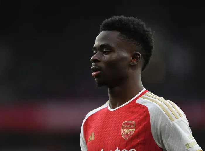Framed Print : Arsenal's Bukayo Saka in Action: Arsenal vs Brighton & Hove Albion (2023-24) Framed Print : Arsenal's Bukayo Saka in Action: Arsenal vs Brighton & Hove Albion (2023-24)