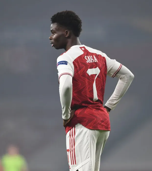 Framed Print : Arsenal's Bukayo Saka in Action: Arsenal vs Molde, Europa League 2020-21 Framed Print : Arsenal's Bukayo Saka in Action: Arsenal vs Molde, Europa League 2020-21