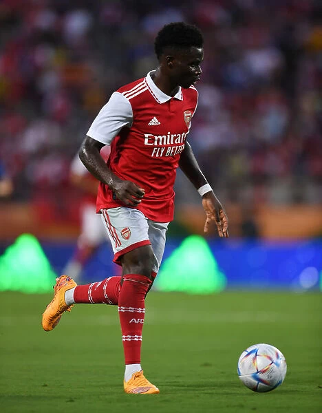 Arsenal's Bukayo Saka in Action Against Chelsea - Florida Cup 2022-23