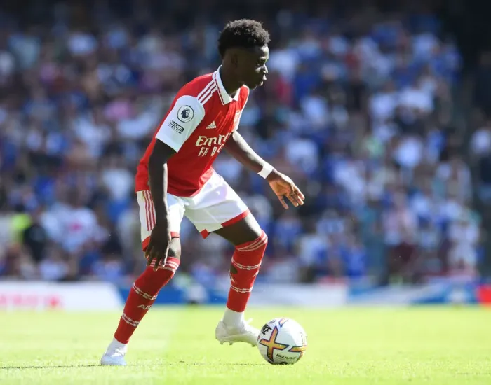 Framed Print : Arsenal's Bukayo Saka in Action: Premier League 2022-23 - Arsenal vs Leicester City Framed Print : Arsenal's Bukayo Saka in Action: Premier League 2022-23 - Arsenal vs Leicester City