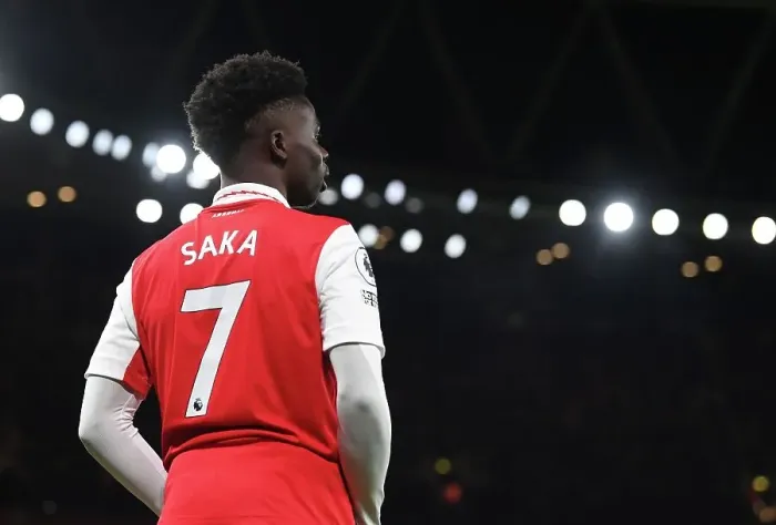 Framed Print : Arsenal's Bukayo Saka in Action: Premier League Showdown at Emirates Stadium - Arsenal vs. Everton, 2023 Framed Print : Arsenal's Bukayo Saka in Action: Premier League Showdown at Emirates Stadium - Arsenal vs. Everton, 2023