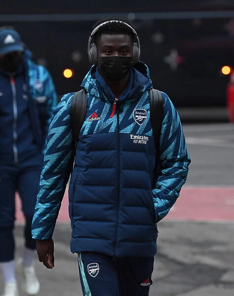 Arsenal's Bukayo Saka Arrives at Nottingham Forest's City Ground for FA Cup Third Round Match