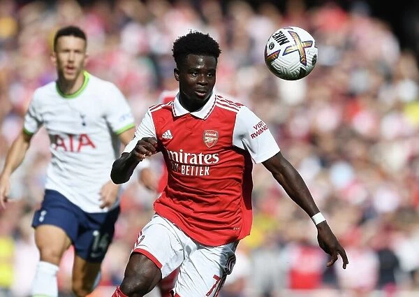 Arsenal's Bukayo Saka Faces Off Against Tottenham in the 2022-23 Premier League Battle