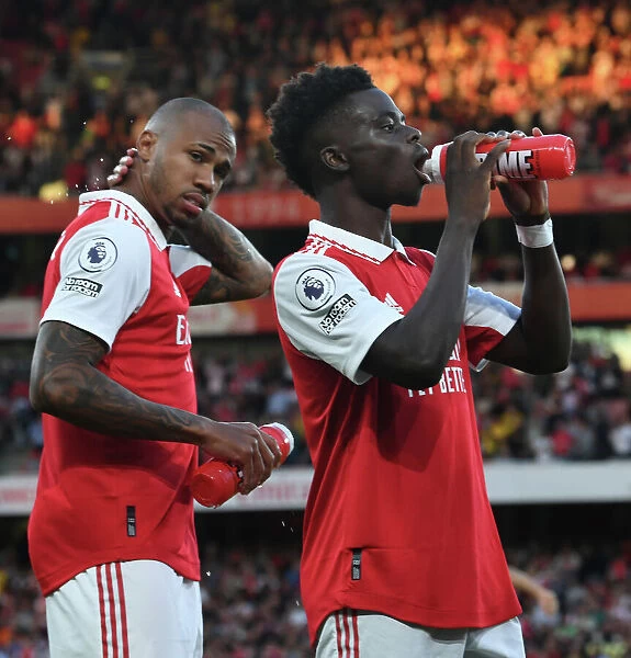 Arsenal's Bukayo Saka Gears Up for Arsenal v Aston Villa in Premier League 2022-23
