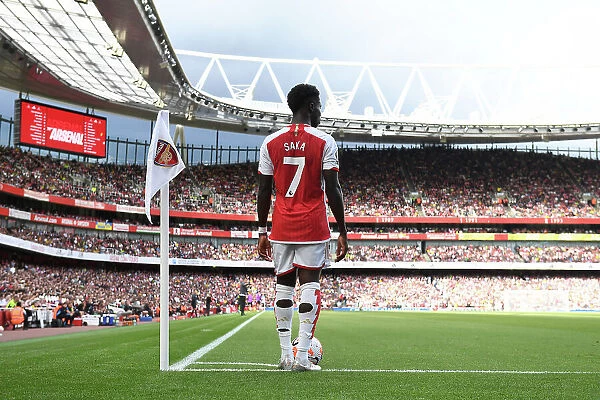 Arsenal's Bukayo Saka Shines in Arsenal FC vs Fulham FC Premier League Clash (2023-24)