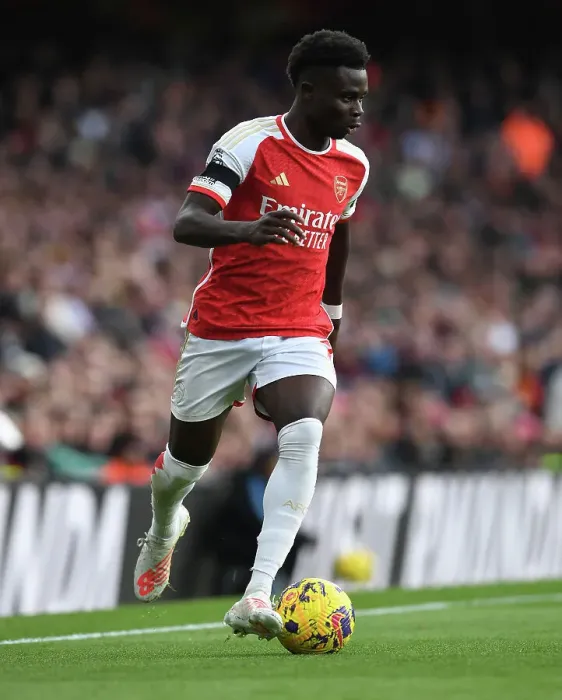 Framed Print : Arsenal's Bukayo Saka Shines in Arsenal FC vs Sheffield United (2023-24)