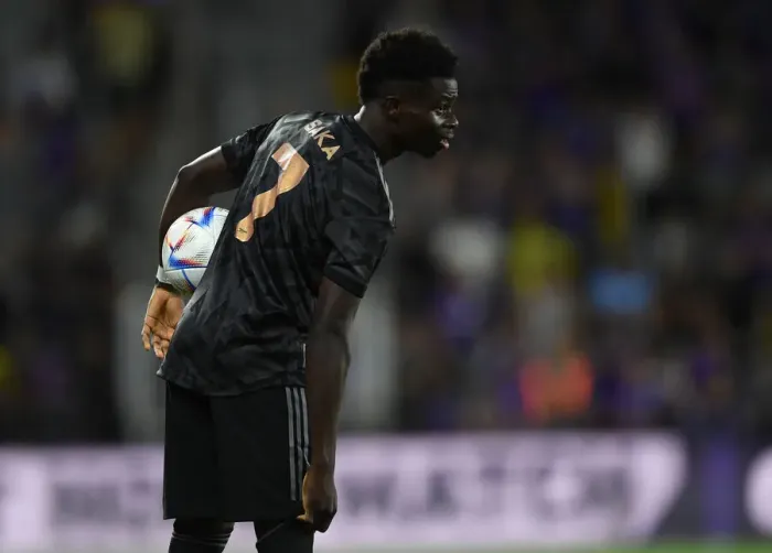 Framed Print : Arsenal's Bukayo Saka Shines in Pre-Season Clash against Orlando City SC Framed Print : Arsenal's Bukayo Saka Shines in Pre-Season Clash against Orlando City SC