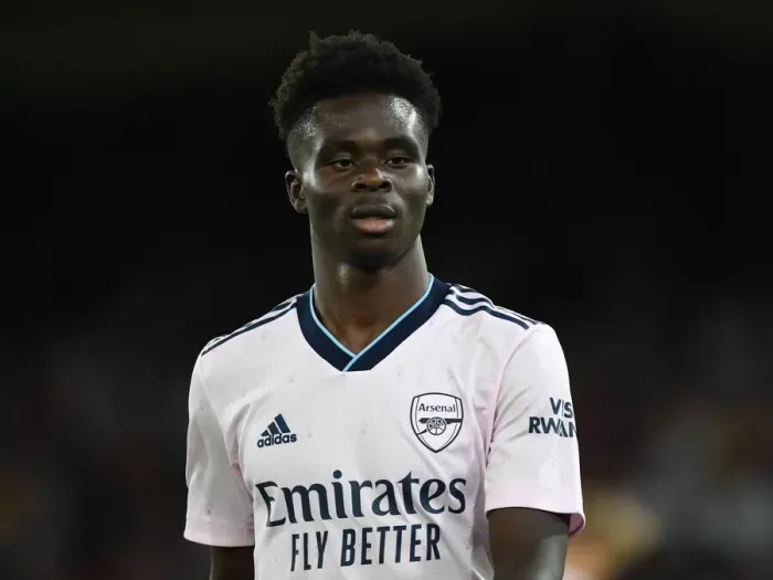 Framed Print : Arsenal's Bukayo Saka Shines in Premier League Clash Against Crystal Palace (2022-23)