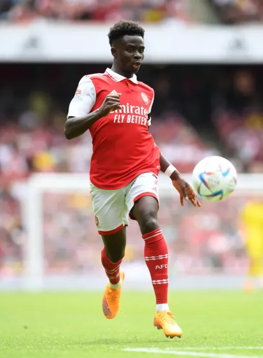 Framed Print : Arsenal's Bukayo Saka Stars in Emirates Cup Victory over Sevilla