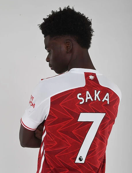 Arsenal's Bukayo Saka in Training: Gunning for Glory in the 2020-21 Season