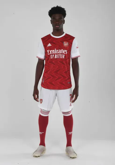 Framed Print : Arsenal's Bukayo Saka in Training Mode: 2020-21 Season Preparation