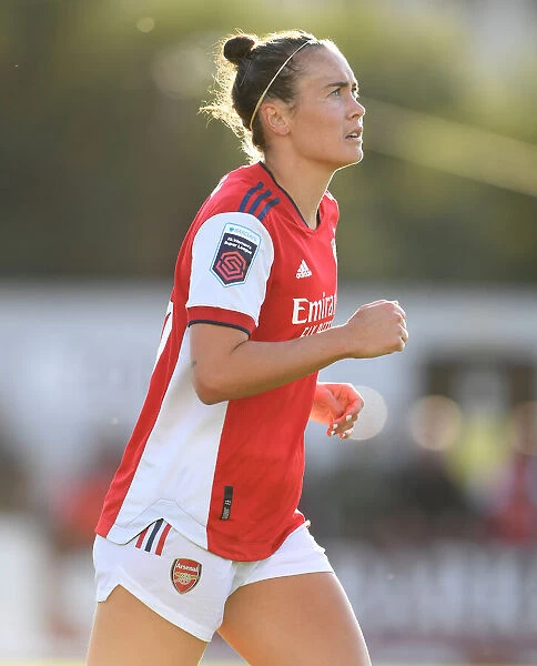Arsenal's Caitlin Foord in Action: Arsenal Women vs Everton Women, FA WSL 2021-22