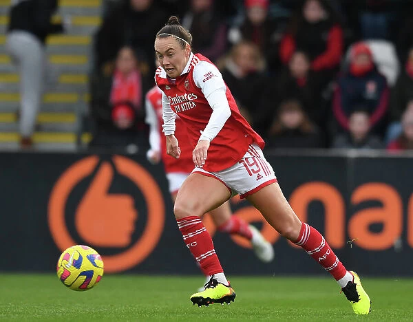 Arsenal's Caitlin Foord in Action during FA Super League Match against Everton Women (December 2022)
