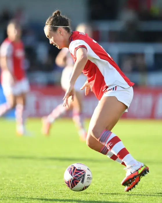 Framed Print : Arsenal's Caitlin Foord in Action: FA Womens Super League 2021-22 - Arsenal Women vs Everton Women Framed Print : Arsenal's Caitlin Foord in Action: FA Womens Super League 2021-22 - Arsenal Women vs Everton Women