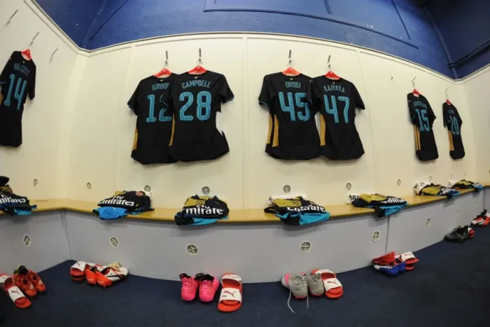 Framed Print : Arsenal's Calm Before the Storm: Pre-Match Preparation vs Sheffield Wednesday, Capital One Cup 2015-16