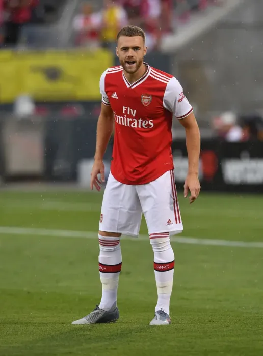 Framed Print : Arsenal's Calum Chambers in Action against Colorado Rapids