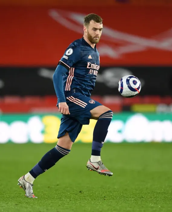 Framed Print : Arsenal's Calum Chambers in Action at Sheffield United, Premier League 2020-21 Framed Print : Arsenal's Calum Chambers in Action at Sheffield United, Premier League 2020-21