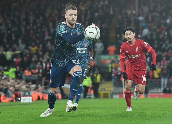 Arsenal's Calum Chambers Faces Off Against Liverpool in Carabao Cup Semi-Final