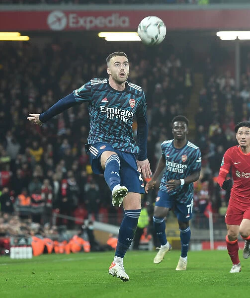 Arsenal's Calum Chambers Goes Head-to-Head with Liverpool in Carabao Cup Semi-Final Clash