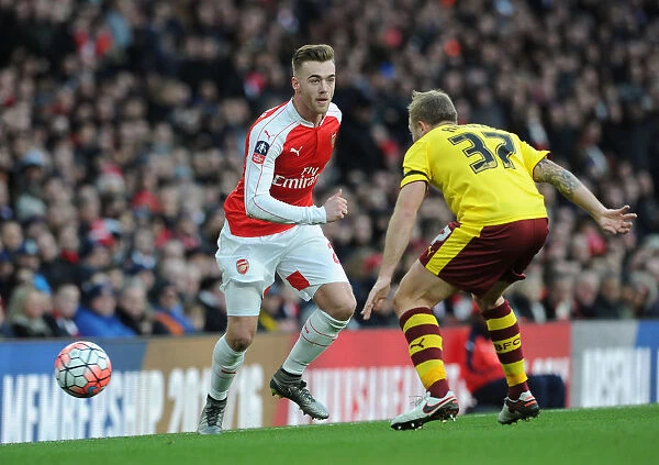 Arsenal's Calum Chambers Outsmarts Burnley's Scott Arfield in FA Cup Showdown
