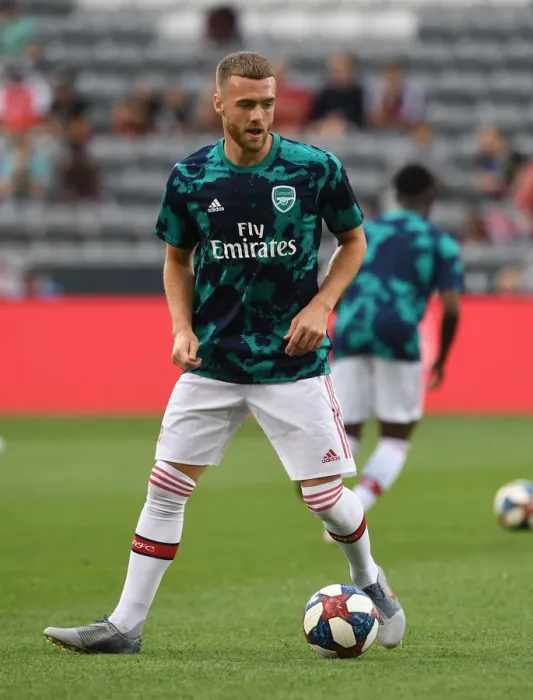 Framed Print : Arsenal's Calum Chambers Prepares for Colorado Rapids Clash