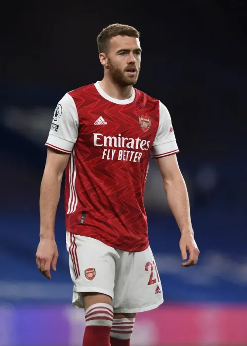 Framed Print : Arsenal's Calum Chambers at Empty Stamford Bridge: 2020-21 Premier League Match Amidst COVID-19 Restrictions Framed Print : Arsenal's Calum Chambers at Empty Stamford Bridge: 2020-21 Premier League Match Amidst COVID-19 Restrictions