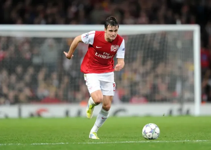 Framed Print : Arsenal's Carl Jenkinson in Action: Arsenal 0:0 Marseille, UEFA Champions League, Group F, Emirates Stadium (2011)