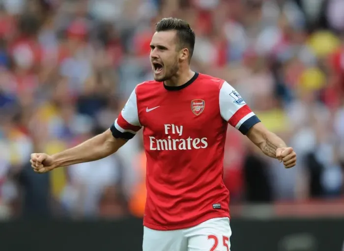 Framed Print : Arsenal's Carl Jenkinson: Euphoria and Triumph over Tottenham in the Premier League (2013) Framed Print : Arsenal's Carl Jenkinson: Euphoria and Triumph over Tottenham in the Premier League (2013)