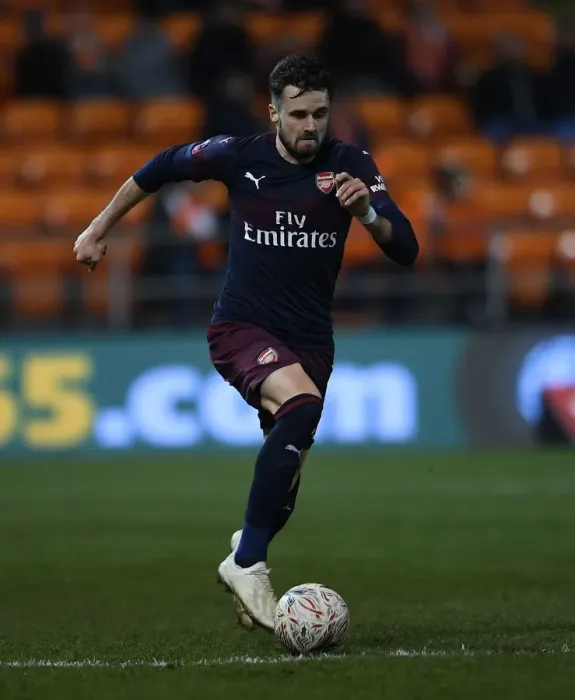 Framed Print : Arsenal's Carl Jenkinson in FA Cup Action: Arsenal vs Blackpool (2019) Framed Print : Arsenal's Carl Jenkinson in FA Cup Action: Arsenal vs Blackpool (2019)