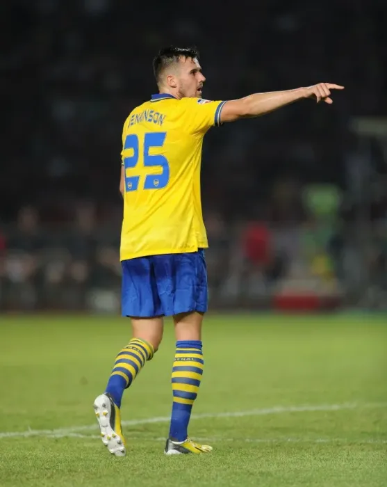 Framed Print : Arsenal's Carl Jenkinson Faces Off Against Indonesia All-Stars in 2013 Pre-Season Match