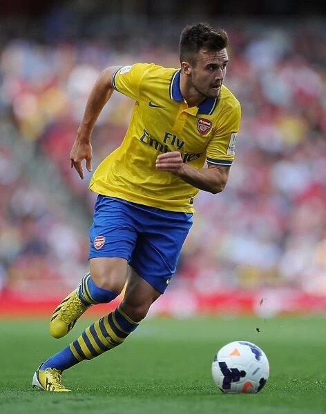Arsenal's Carl Jenkinson Faces Off Against Napoli in the Emirates Cup