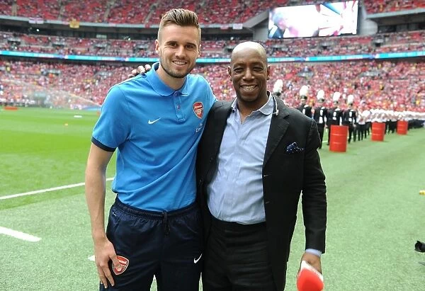 Arsenal's Carl Jenkinson Meets Ian Wright Before FA Cup Showdown: A Tradition of Excellence