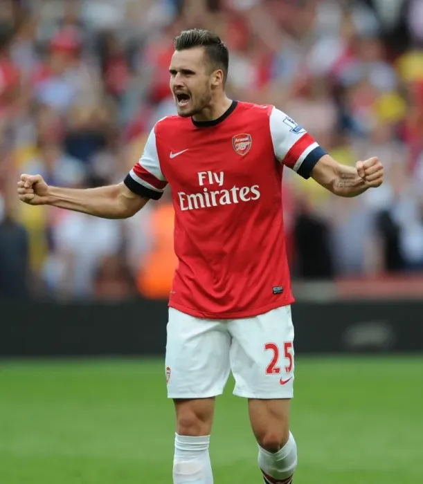 Framed Print : Arsenal's Carl Jenkinson: Savoring Triumph Over Tottenham in the Premier League (2013) Framed Print : Arsenal's Carl Jenkinson: Savoring Triumph Over Tottenham in the Premier League (2013)