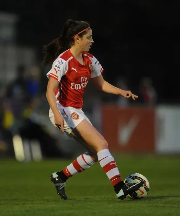 Framed Print : Arsenal's Carla Humphrey vs. Sophie Ingle: A Women's Soccer Showdown