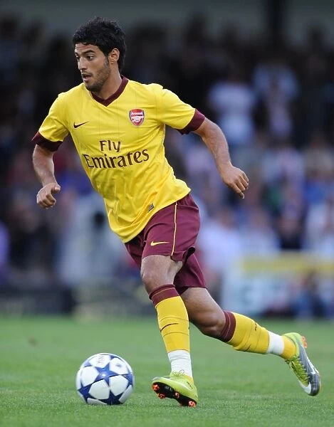 Arsenal's Carlos Vela Scores Four Goals in 0:4 Victory Over SC Neusiedl, Austria 2010