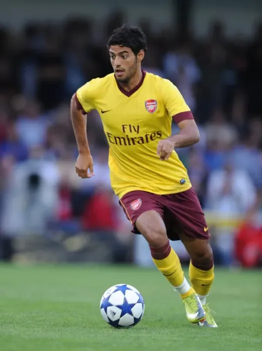 Framed Print : Arsenal's Carlos Vela Scores Four Goals in Dominant 4-0 Win Over SC Neusiedl (July 27, 2010)