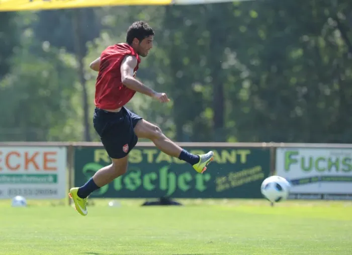 Framed Print : Arsenal's Carlos Vela at Training Camp, Austria, 2010 Framed Print : Arsenal's Carlos Vela at Training Camp, Austria, 2010